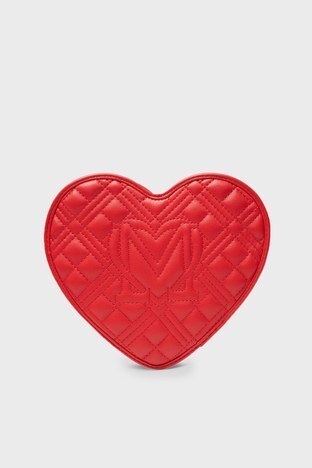 Love Moschino - Love Moschino Marka Logolu Zincir Askılı Bayan Çanta JC4132PP1DLA0500 KIRMIZI (1)
