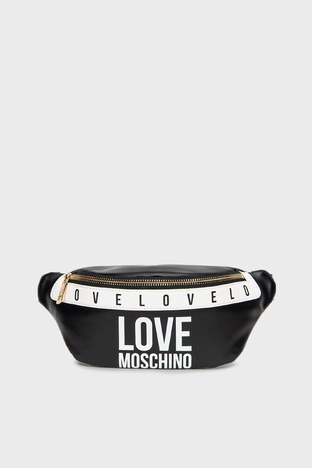 Love Moschino - Love Moschino Marka Logolu Ayarlanabilir Askılı Bayan Çanta JC4184PP1DLI0000 SİYAH