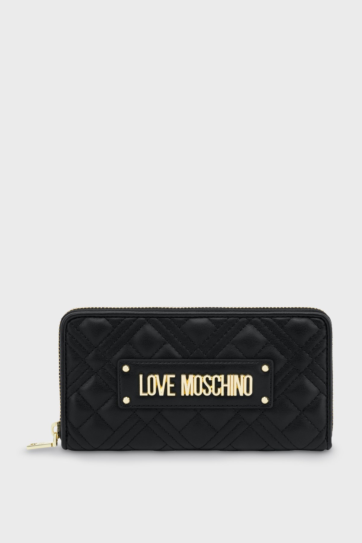 Love Moschino Marka Logolu Fermuarlı Bayan Cüzdan JC5600PP1DLA0000 SİYAH