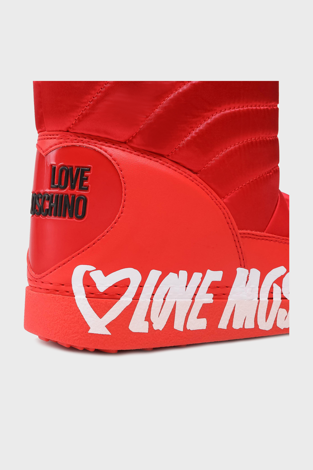 Love Moschino Logolu Bayan Kar Botu JA24132G1DISK500 KIRMIZI