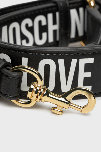 Love Moschino Çıkarılabilir ve Ayarlanabilir Logolu Yedek Bayan Çanta Askısı JC6404PP1LLV100A SİYAH - 4