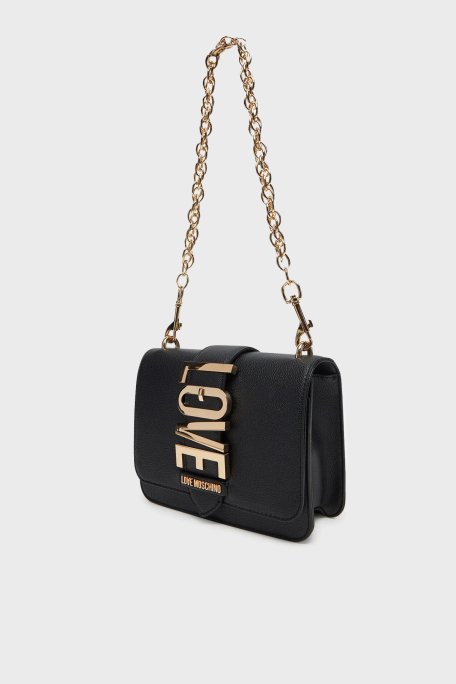 Love Moschino Çıkarılabilir Zincir Askılı Bayan Çanta JC4227PP0MKC0000 SİYAH - 3