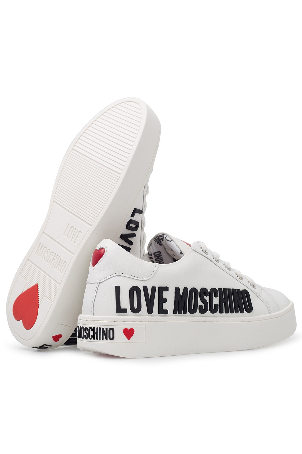 Love Moschino Deri Bayan Ayakkabı JA15063G1BIA0100 BEYAZ