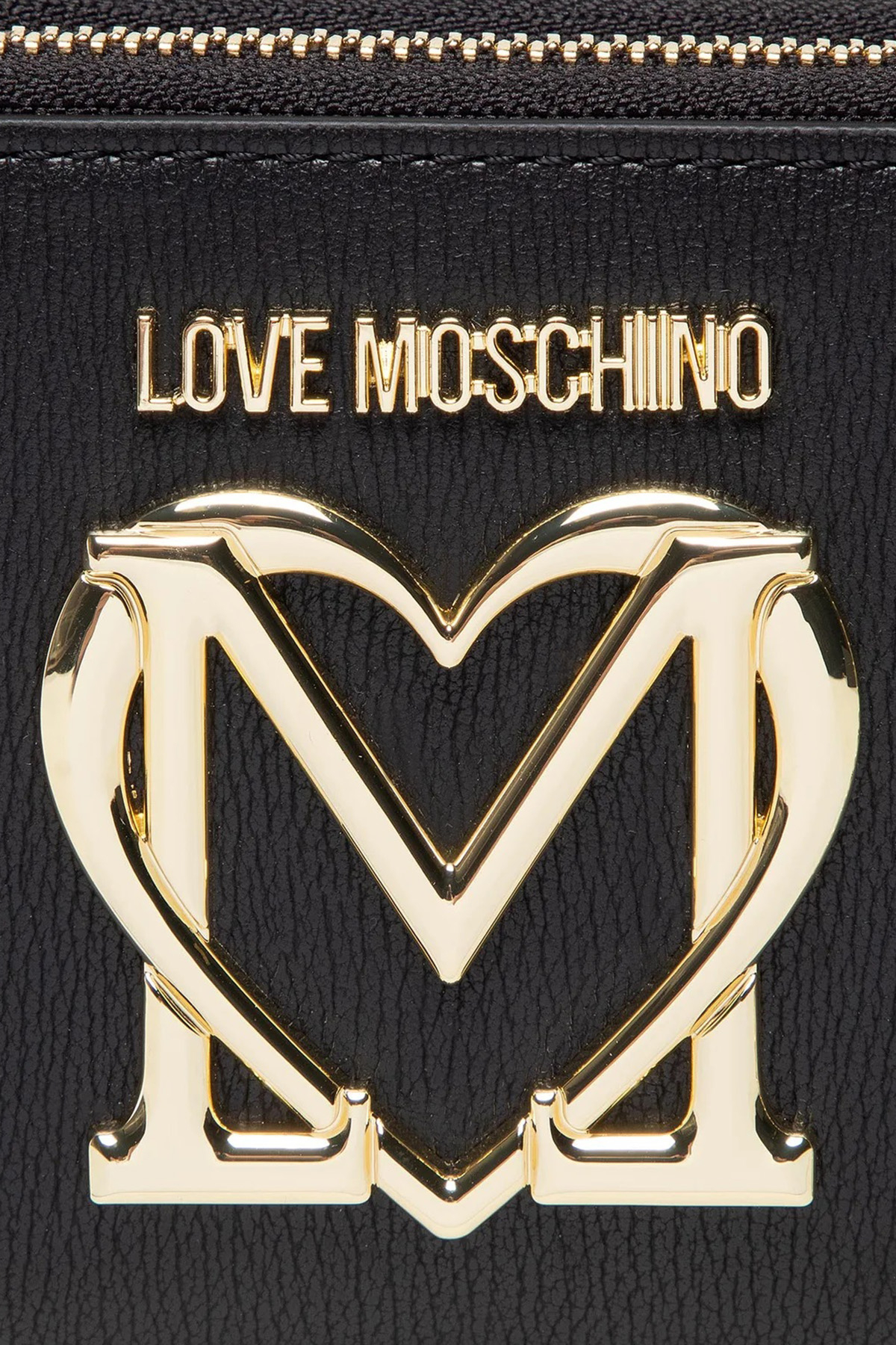 Love Moschino Fermuarlı Zincir Askılı Bayan Cüzdan JC5673PP1FLZ0000 SİYAH
