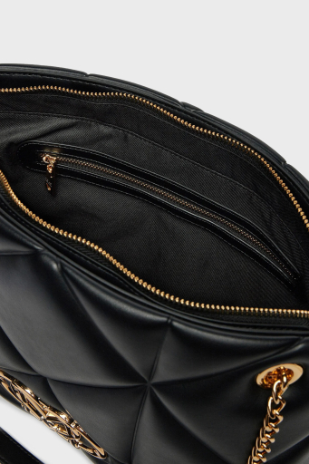 Love Moschino Kapitoneli Ayarlanabilir Zincir Askılı Bayan Çanta JC4040PP1MLC0000 SİYAH - 7