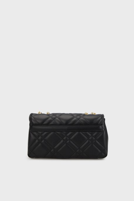 Love Moschino Kapitoneli Ayarlanabilir Zincir Askılı Bayan Çanta JC4120PP1MLI0000 SİYAH - 2