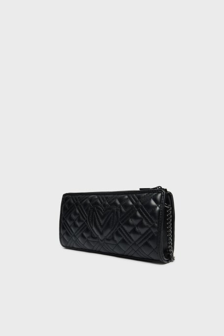 Love Moschino Kapitoneli Zincir Askılı Bayan Çanta JC4011PP1LLA000A SİYAH - 10
