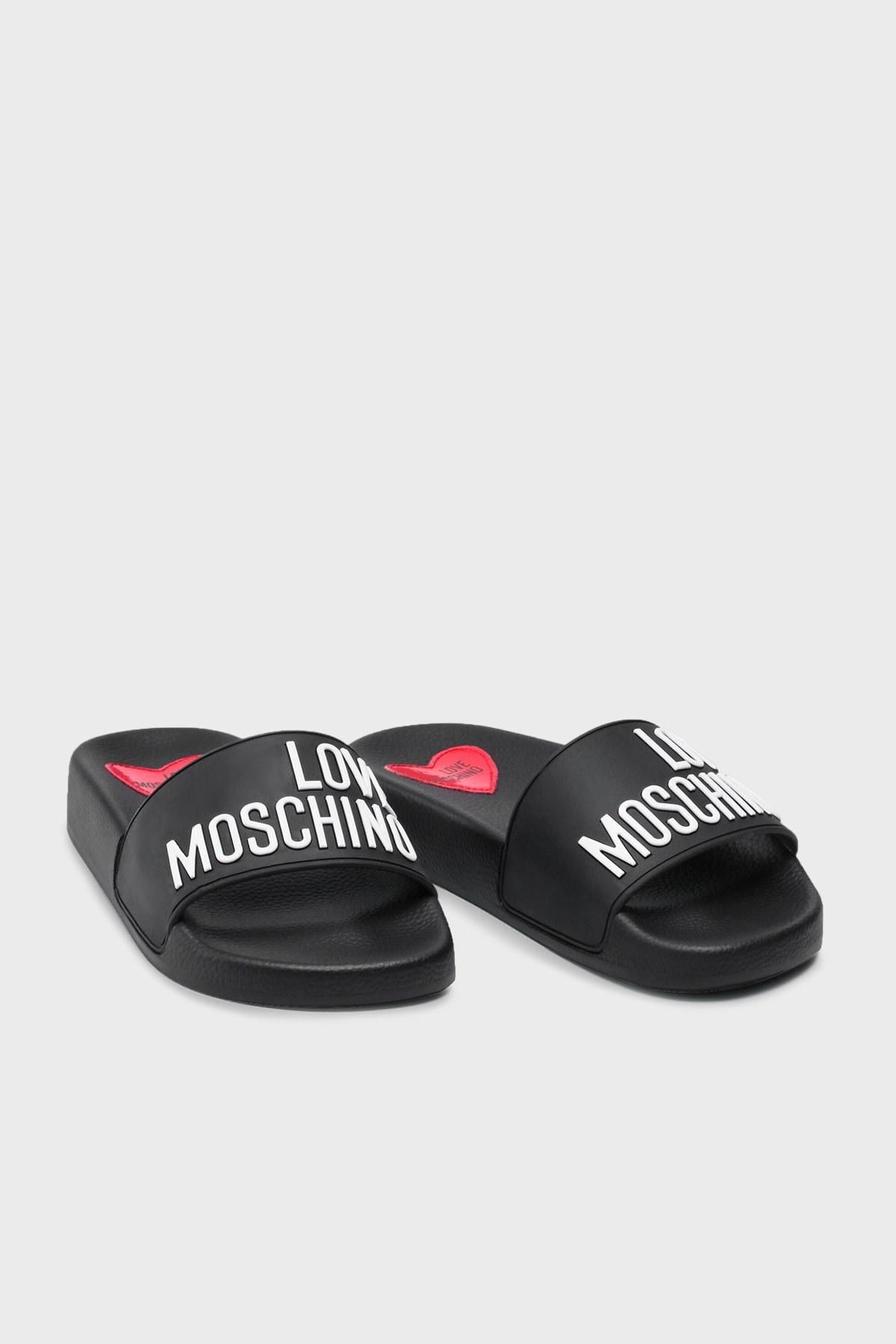 Love Moschino Logo Detaylı Bayan Terlik JA28052G1EI14000 SİYAH