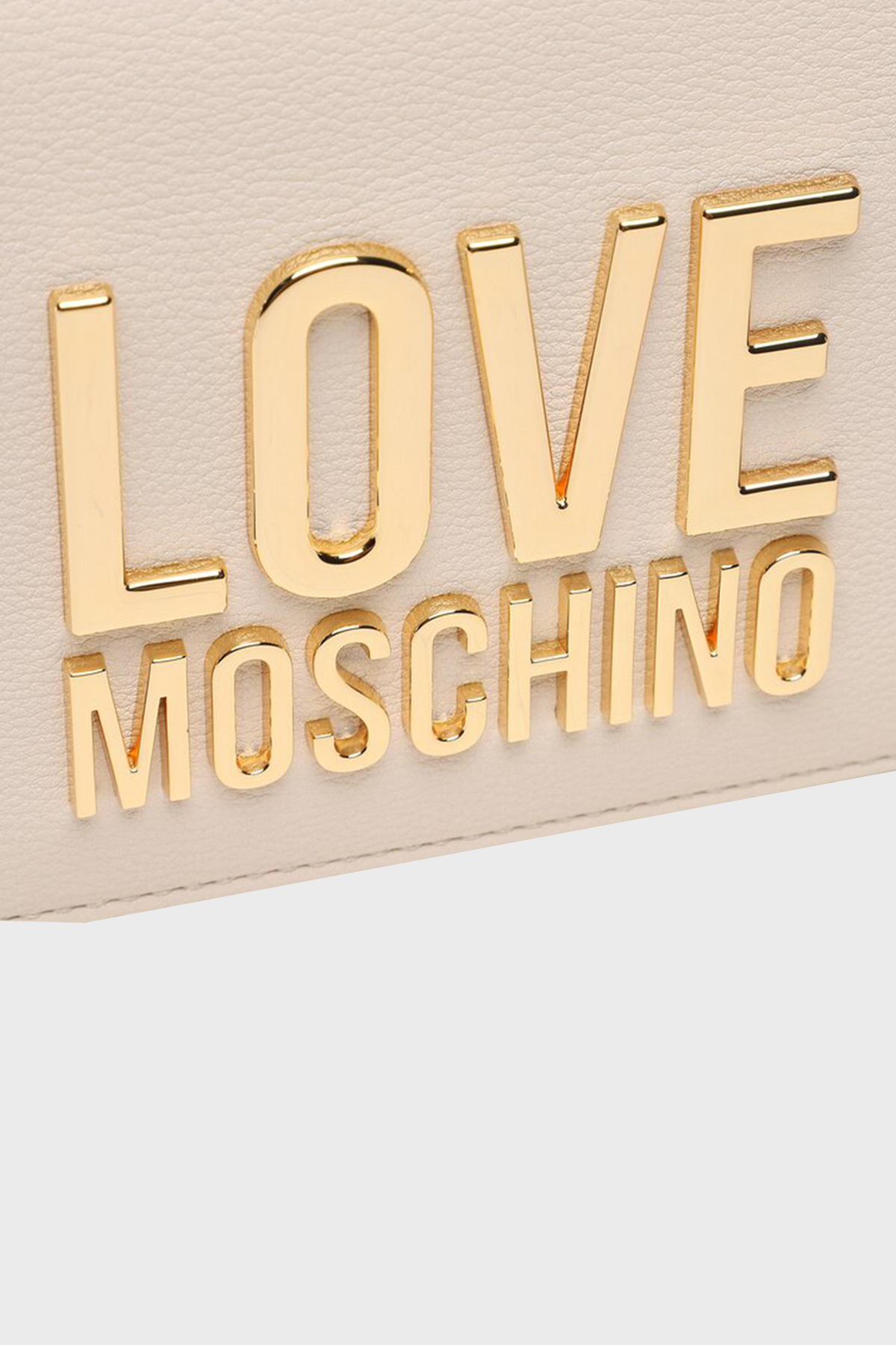 Love Moschino Logo Detaylı Zincir Askılı Mini Bayan Çanta JC4127PP1GLI0110 BEJ