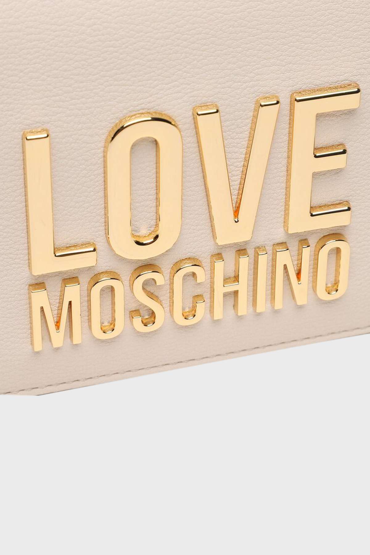 Love Moschino Logo Detaylı Zincir Askılı Mini Bayan Çanta JC4127PP1GLI0110 BEJ