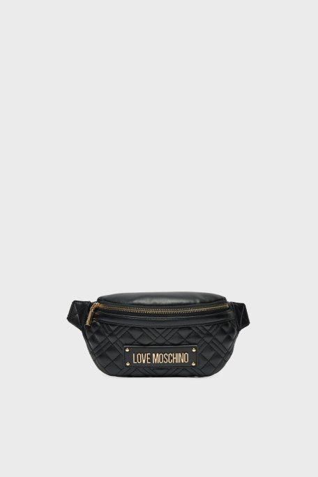 Love Moschino Logolu Ayarlanabilir Askılı Bayan Çanta JC4003PP1MLA0000 SİYAH - 1