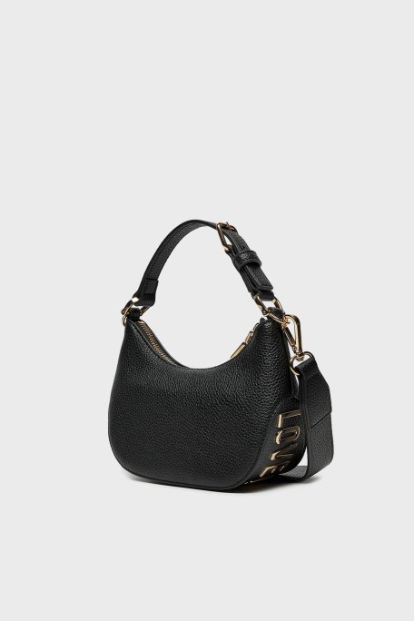 Love Moschino Logolu Ayarlanabilir Askılı Bayan Çanta JC4019PP1MLT0000 SİYAH - 3