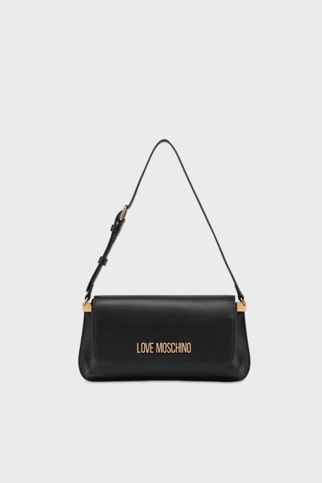 Love Moschino Logolu Ayarlanabilir Askılı Bayan Çanta JC4058PP1MLO0000 SİYAH - 1