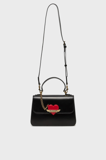 Love Moschino Logolu Ayarlanabilir Askılı Bayan Çanta JC4138PP1LLM1000 SİYAH - 3