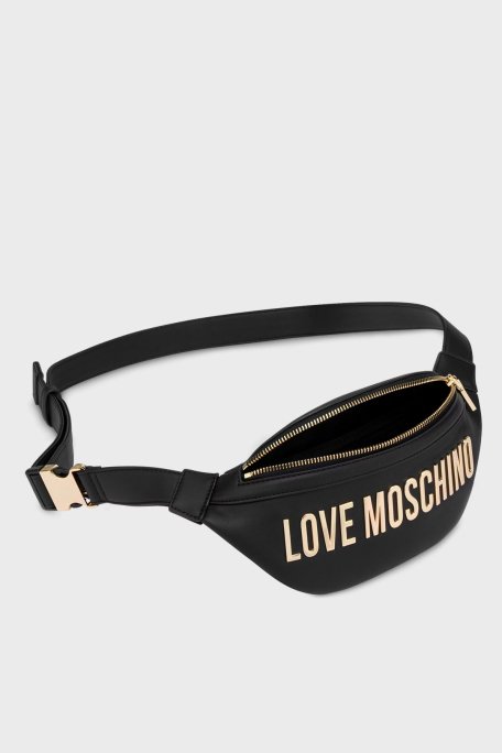 Love Moschino Logolu Ayarlanabilir Askılı Bayan Çanta JC4195PP1MKD0000 SİYAH - 3
