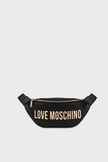 Love Moschino Logolu Ayarlanabilir Askılı Bayan Çanta JC4195PP1MKD0000 SİYAH - 5
