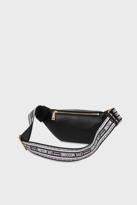 Love Moschino Logolu Ayarlanabilir Askılı Bayan Çanta JC4223PP0MKF0000 SİYAH - 2
