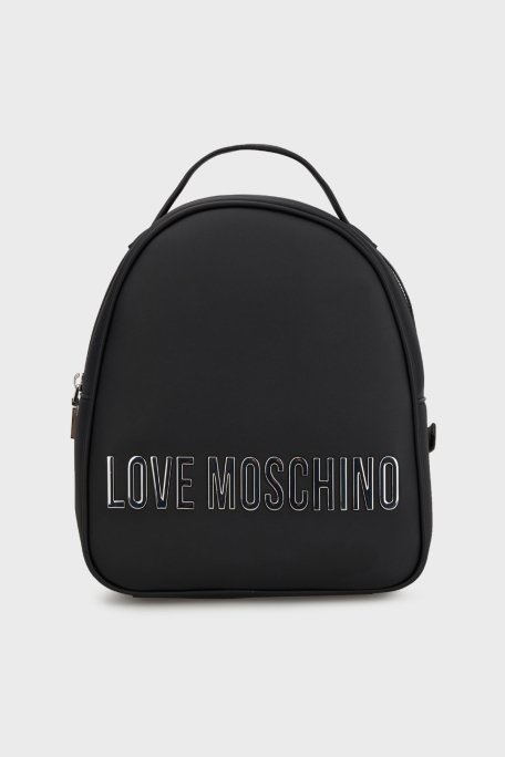 Love Moschino Logolu Ayarlanabilir Çift Askılı Bayan Sırt Çantası JC4197PP1MKD000B SİYAH - 1