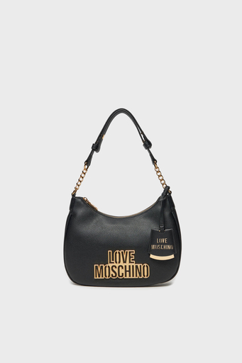 Love Moschino Logolu Ayarlanabilir Zincir Askılı Bayan Çanta JC4335PP0LKO0000 SİYAH - 1