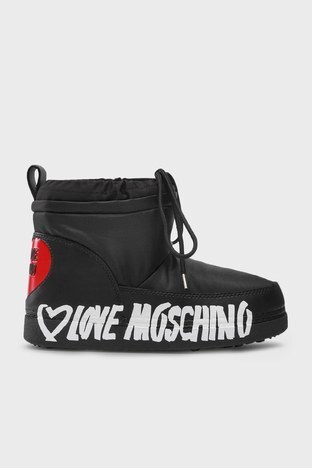 Love Moschino - Love Moschino Logolu Bayan Kar Botu S JA24122G1DISJ000 SİYAH
