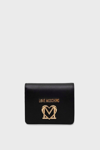 Love Moschino Logolu Bölmeli Bayan Cüzdan JC5724PP0GKF0000 SİYAH - 1