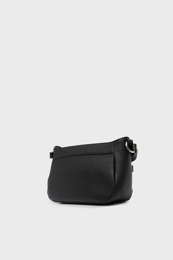 Love Moschino Logolu Çıkarılabilir Aksesuarlı Fermuarlı Bayan Çanta JC4289PP0GKT0000 SİYAH - 3