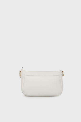 Love Moschino Logolu Çıkarılabilir Aksesuarlı Fermuarlı Bayan Çanta JC4289PP0GKT0100 BEYAZ - 3
