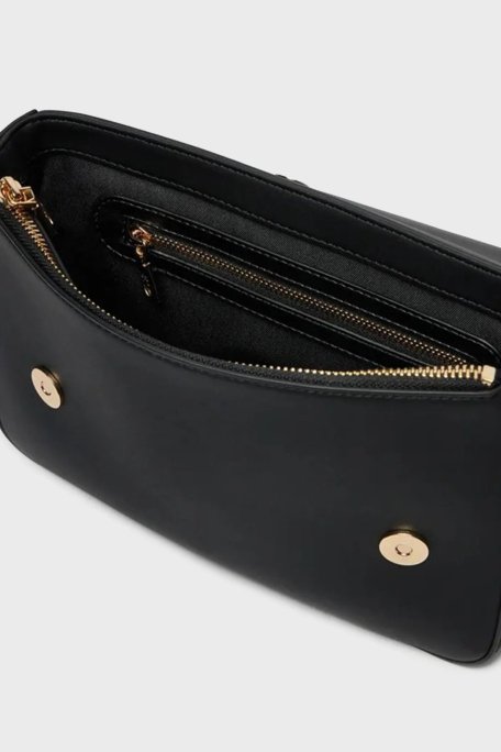 Love Moschino Logolu Çıkarılabilir Askılı Bayan Çanta JC4023PP1LKD0000 SİYAH - 12