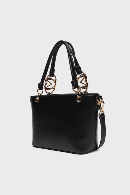 Love Moschino Logolu Çıkarılabilir Askılı Bayan Çanta JC4052PP1MLF0000 SİYAH - 2