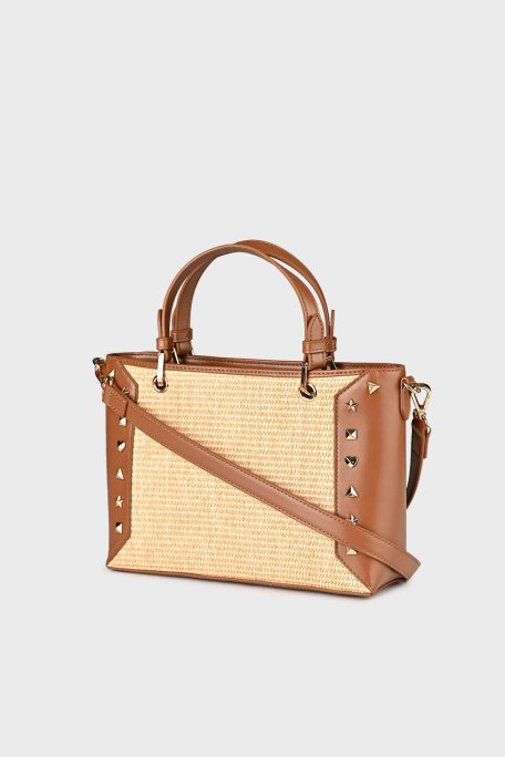 Love Moschino Logolu Çıkarılabilir Askılı Bayan Çanta JC4276PP0MKW110A BEJ - 4