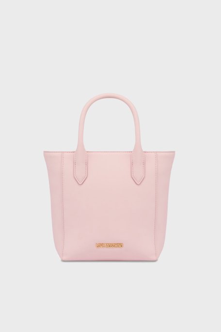 Love Moschino Logolu Çıkarılabilir Askılı Bayan Çanta JC4277PP0MKI0601 PUDRA - 1