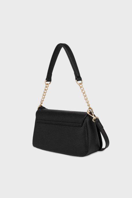 Love Moschino Logolu Çıkarılabilir Askılı Bayan Çanta JC4337PP0LKO0000 SİYAH - 3
