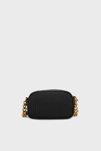 Love Moschino Logolu Çıkarılabilir Askılı Fermuarlı Bayan Çanta JC4360PP0LK1100A SİYAH - 6