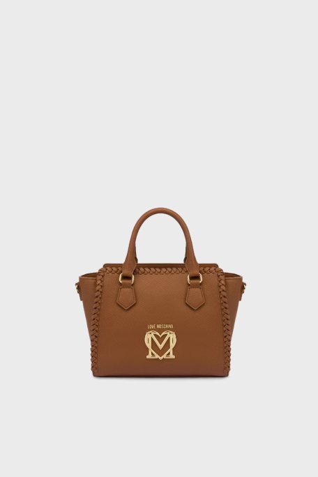 Love Moschino Logolu Çıkarılabilir Çapraz Askılı Bayan Çanta JC4126PP1MLJ0201 TABA - 1