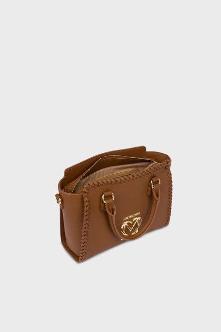 Love Moschino Logolu Çıkarılabilir Çapraz Askılı Bayan Çanta JC4126PP1MLJ0201 TABA - 3