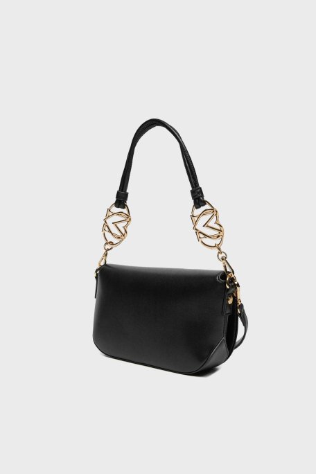 Love Moschino Logolu Çıkarılabilir Çift Askılı Bayan Çanta JC4049PP1MLF0000 SİYAH - 2
