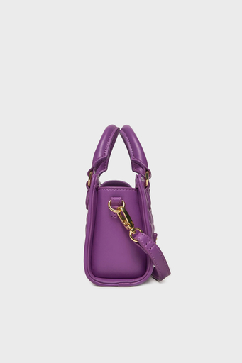 Love Moschino Logolu Çıkarılabilir Uzatma Askılı Bayan Çanta JC4016PP1ILA0650 MOR - 3