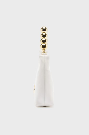 Love Moschino Logolu Çıkarılabilir Zincir Askılı Bayan Çanta JC4252PP0MKS0100 BEYAZ - 6