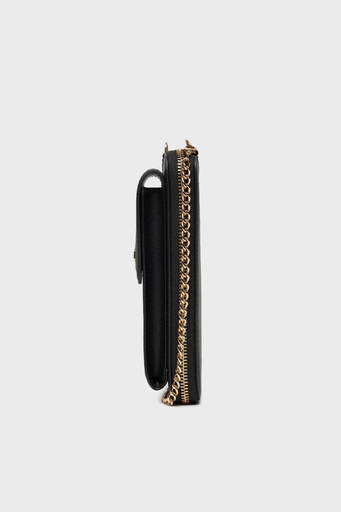 Love Moschino Logolu Çıkarılabilir Zincir Askılı Portföy Bayan Cüzdan JC5701PP0LLD0000 SİYAH - 3