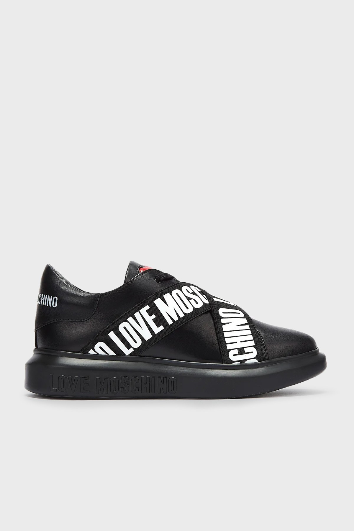 Love Moschino Logolu Deri Bayan Ayakkabı JA15254G1DIA0000 SİYAH