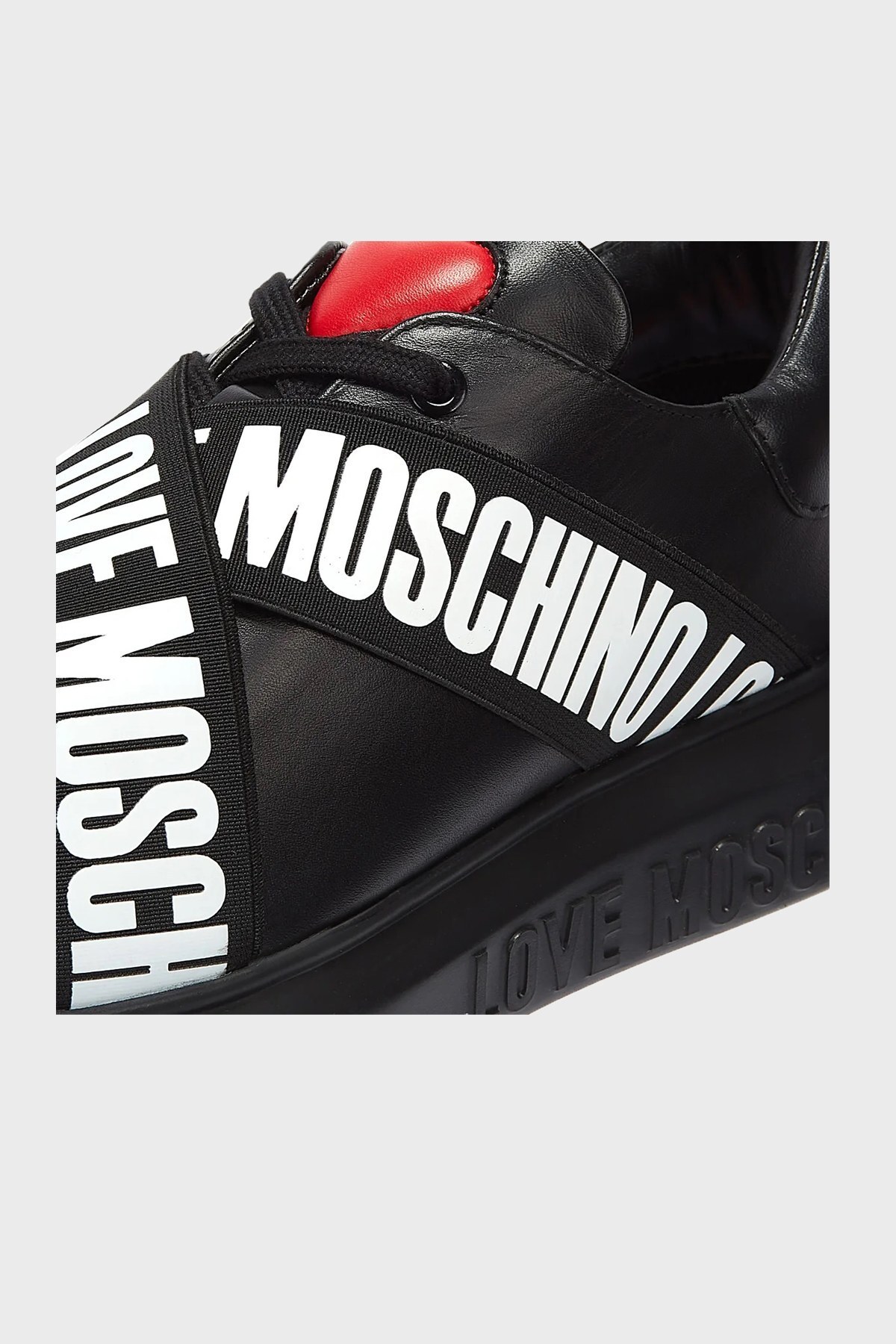 Love Moschino Logolu Deri Bayan Ayakkabı JA15254G1DIA0000 SİYAH