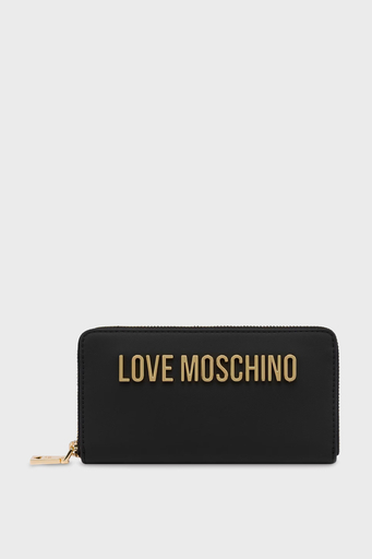 Love Moschino Logolu Fermuarlı Bayan Cüzdan JC5611PP1LKD0000 SİYAH - 1
