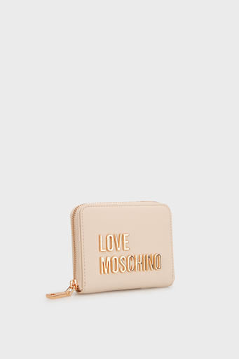 Love Moschino Logolu Fermuarlı Bayan Cüzdan JC5613PP1MKD0110 KREM - 4