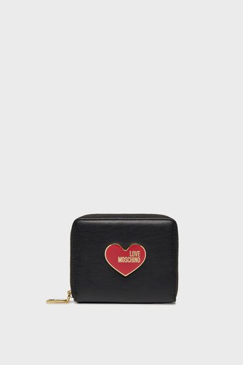 Love Moschino Logolu Fermuarlı Bayan Cüzdan JC5627PP1ILN200A SİYAH - 1
