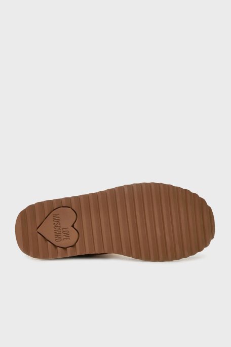 Love Moschino Logolu Kalın Tabanlı Bayan Bot JA24266I0LJAW208 TABA - 7