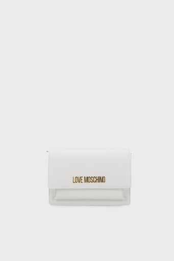 Love Moschino Logolu Zincir Askılı Bayan Çanta JC4095PP0GKP0100 BEYAZ - 1