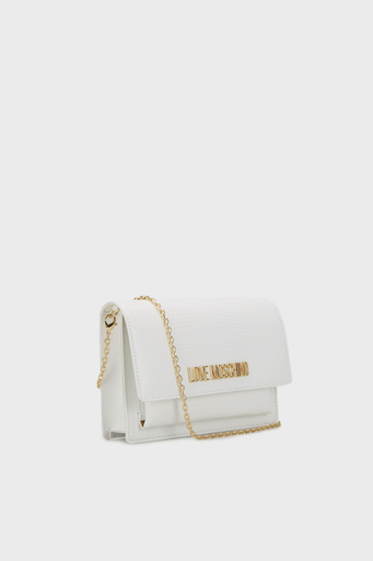 Love Moschino Logolu Zincir Askılı Bayan Çanta JC4095PP0GKP0100 BEYAZ - 2