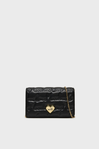 Love Moschino Logolu Zincir Askılı Bayan Çanta JC4128PP1LLJ0000 SİYAH - 1
