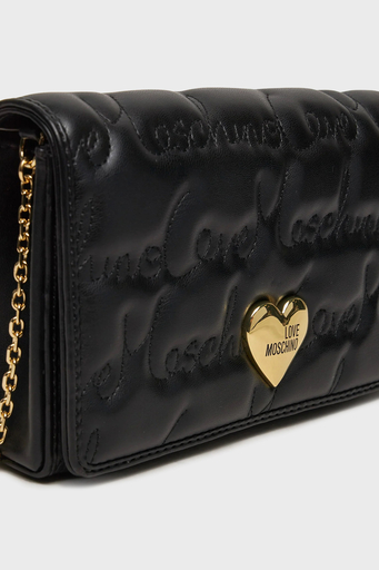 Love Moschino Logolu Zincir Askılı Bayan Çanta JC4128PP1LLJ0000 SİYAH - 3