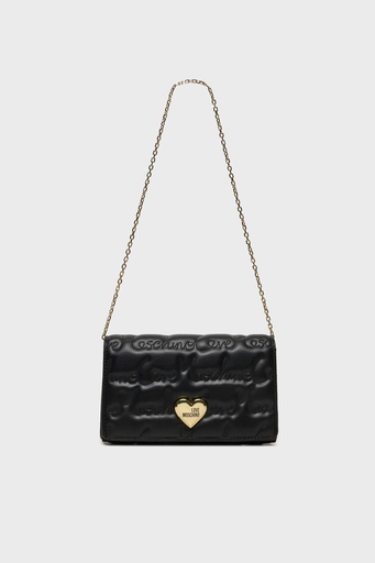 Love Moschino Logolu Zincir Askılı Bayan Çanta JC4128PP1LLJ0000 SİYAH - 4